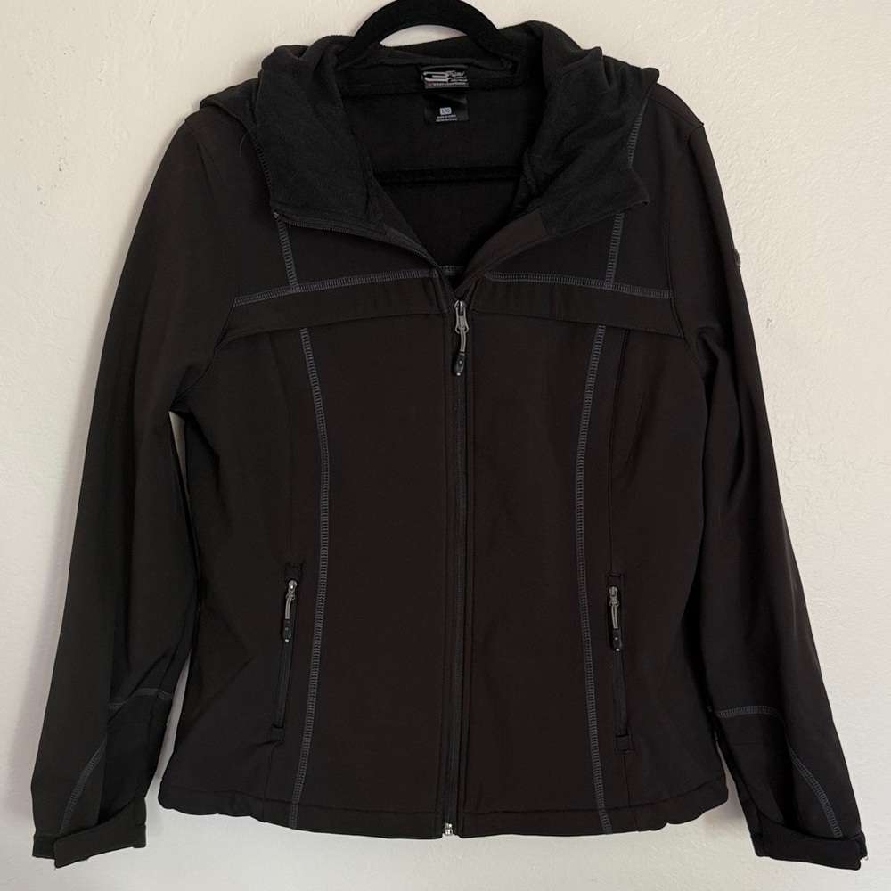 Women’s black weatherproof jacket (L)